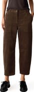 Eileen Fisher Arch Stretch Cotton Corduroy Ankle Pants