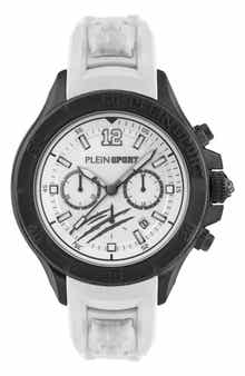 Warrior Tech Silicone Strap Watch, 47mm