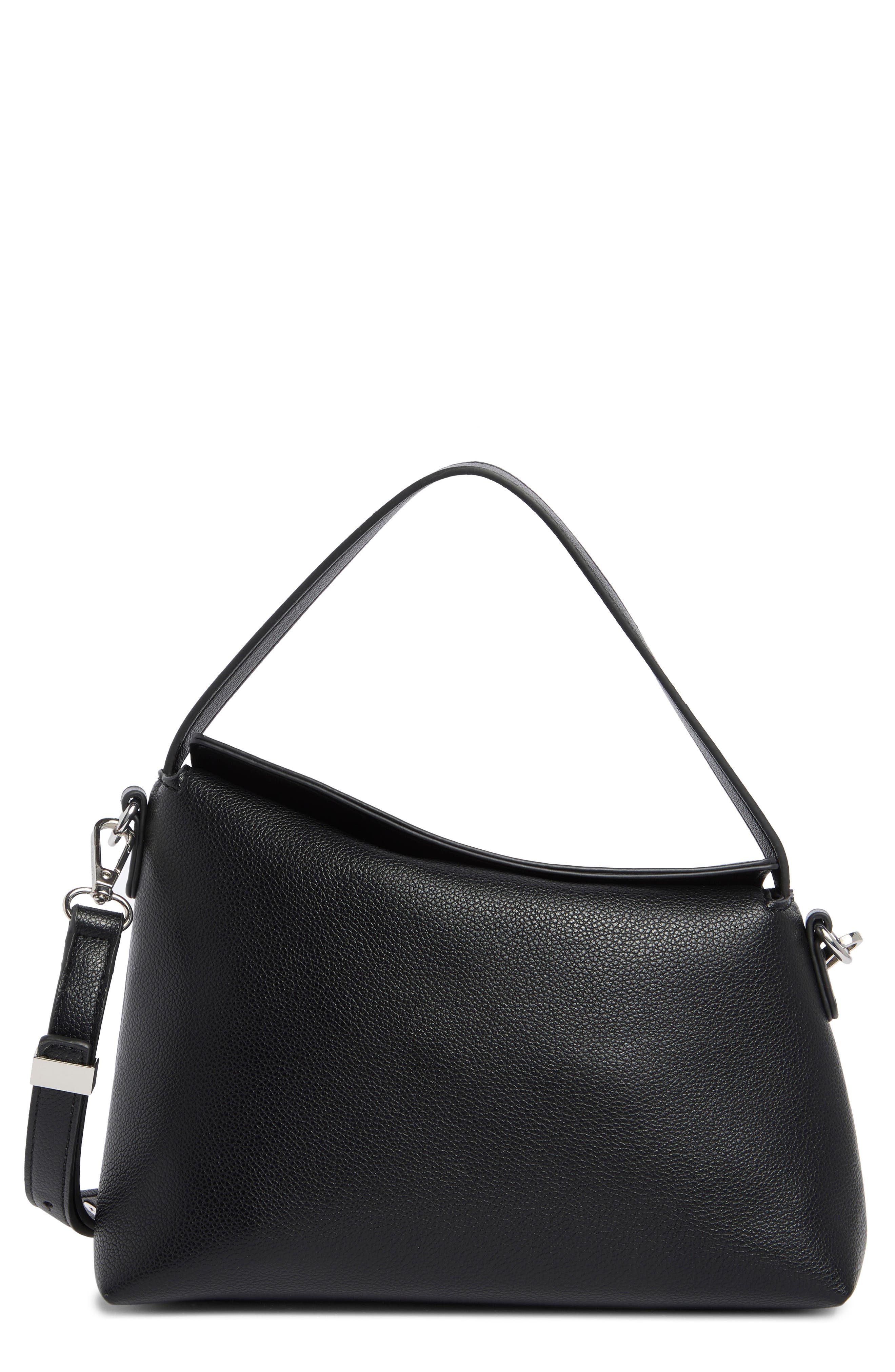 BCBG Slouchy Asymmetric Shoulder Bag, Main, color, 
