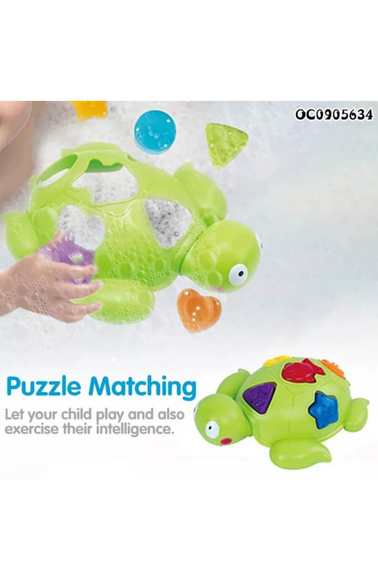 Sperric Turtle Colorful Shape Sorter Puzzle Toy Set, Alternate, color, Multicolor