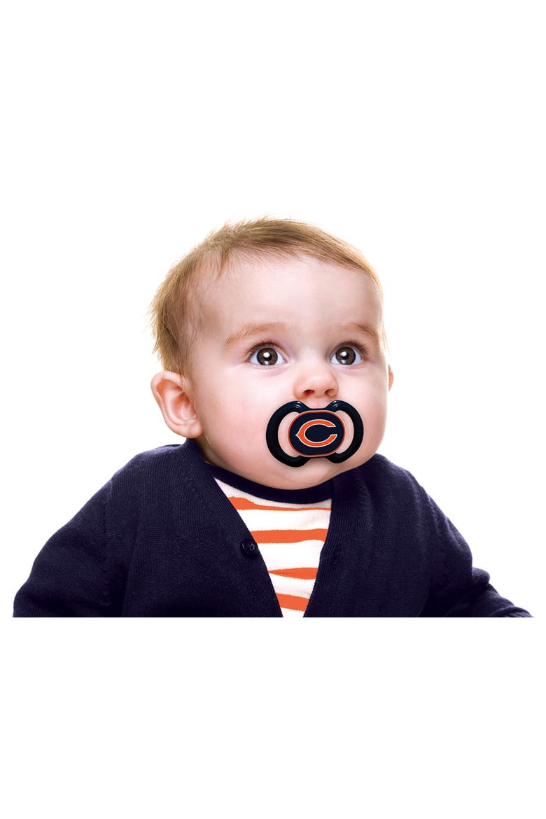 Chicago Bears Pacifier 2-Pack, Alternate, color, Multicolor