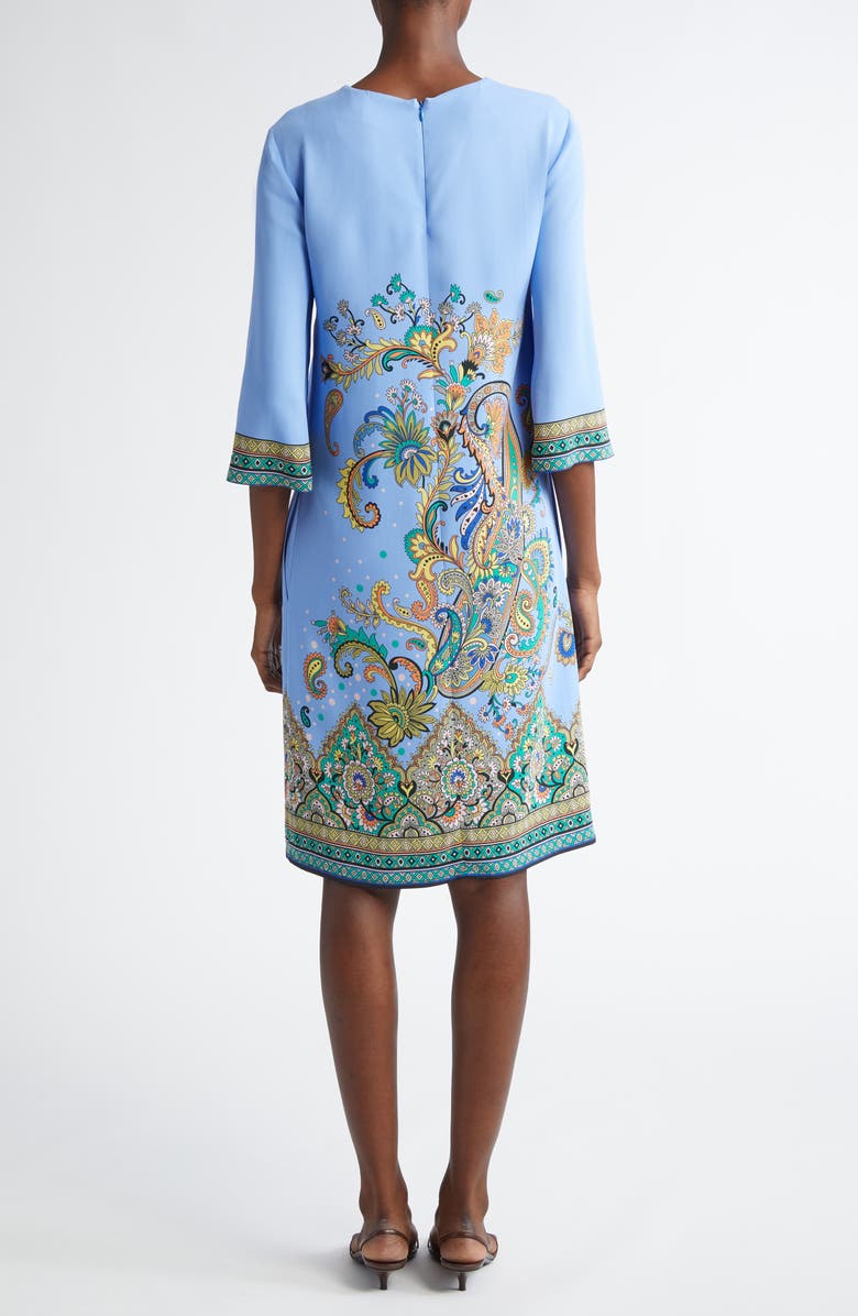 Etro Paisley Shift Dress, Alternate, color, 
