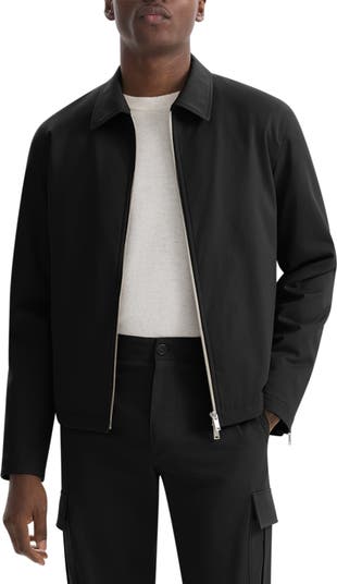 Theory Cotton Twill Zip Cuff Bomber Jacket | Nordstrom Theory Cotton Twill Zip Cuff Bomber Jacket | Nordstrom
