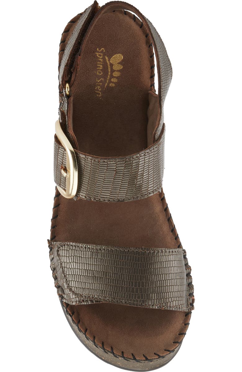 Spring Step Chenda Slingback Platform Sandal, Alternate, color, Bronze