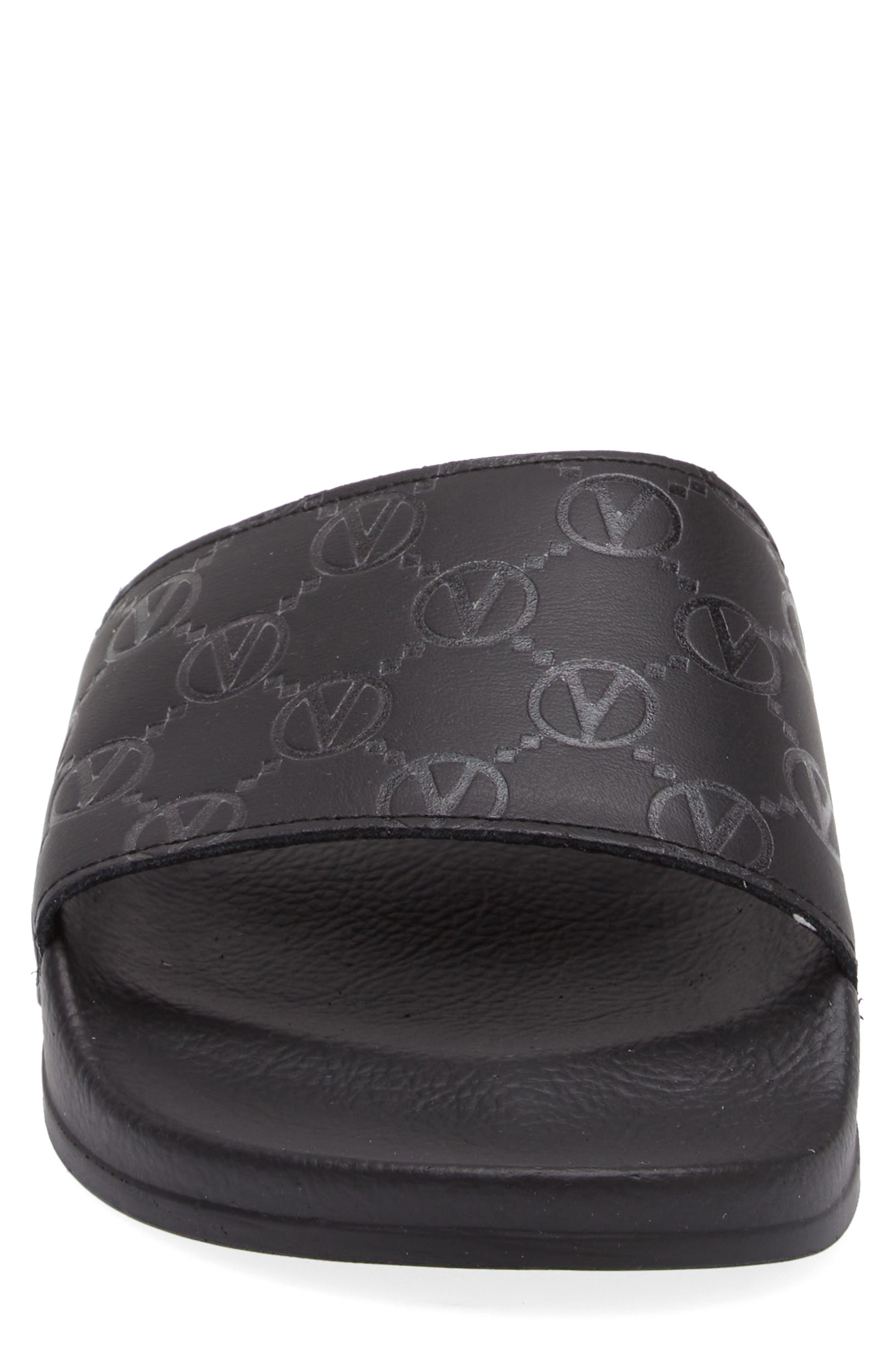 VALENTINO BY MARIO VALENTINO Eros Monogram Slide Sandal, Alternate, color, 