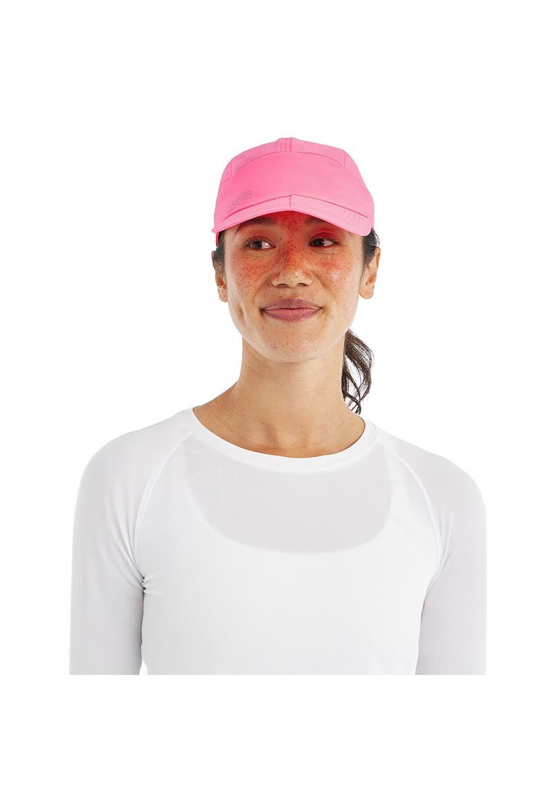 Foldable Ra Cap, Main, color, Neon Pink