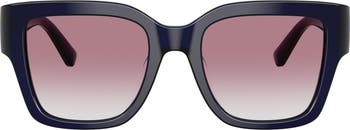 Tory Burch 50mm Polarized Gradient Small Square Sunglasses Tory Burch Sunglasses for Women | Nordstrom main image 4