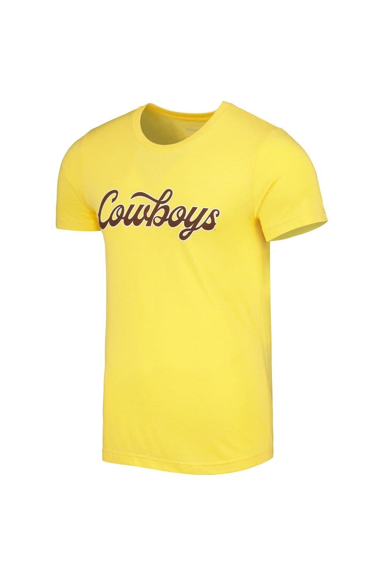 Men's Homefield Heather Gold Wyoming Cowboys T-Shirt, Alternate, color, Heather Gold