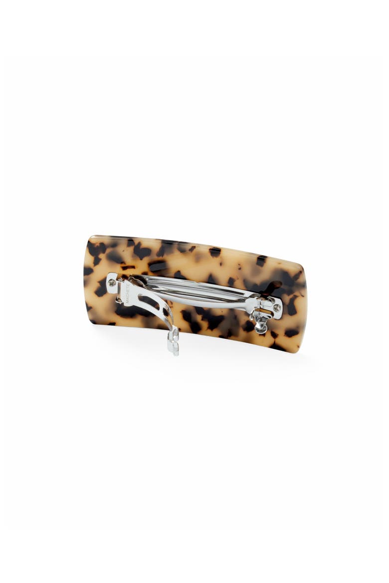 Jumbo Box Barrette, Alternate, color, Blonde Tortoise