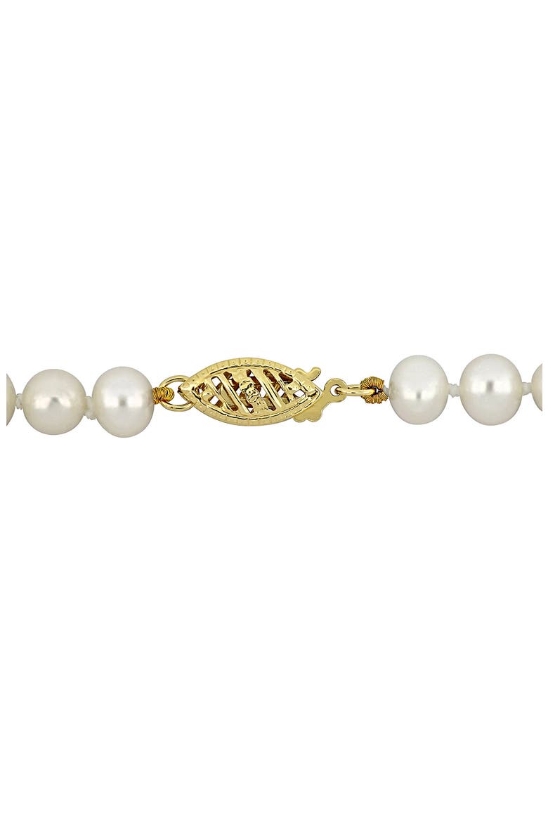 Cultured Pearl Necklace, 5–5.5mm, Alternate, color, WHITE