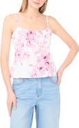 1.STATE Front Tie Smocked Camisole