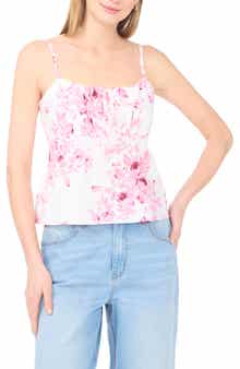 1.STATE Front Tie Smocked Camisole