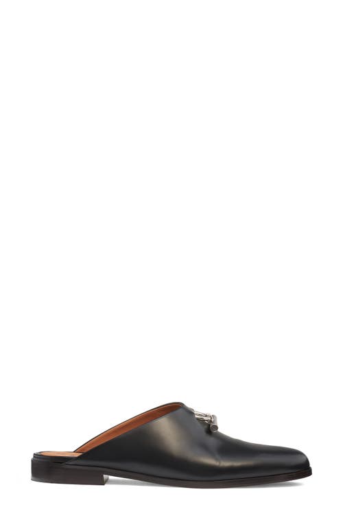 Alexander Mcqueen T-bar Slip On Mule In Black