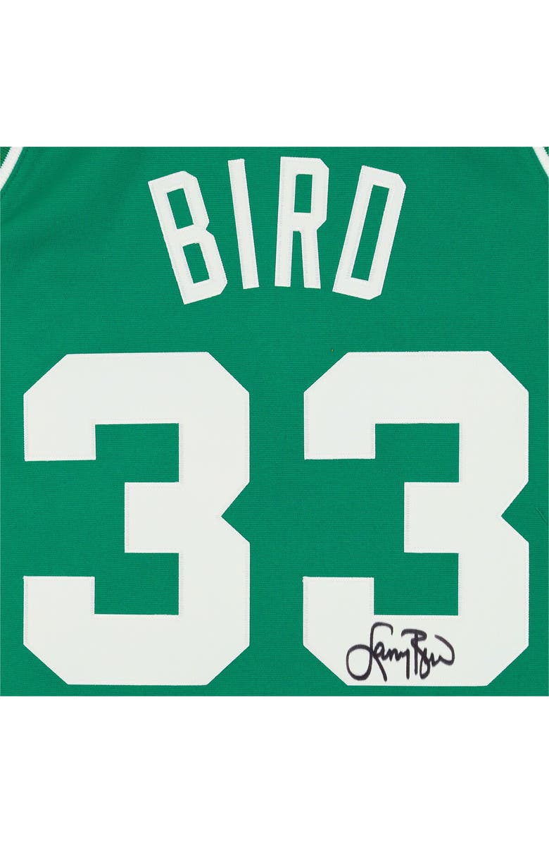 FANATICS AUTHENTIC Larry Bird Boston Celtics Autographed Green Authentic Mitchell and Ness Jersey, Alternate, color, 