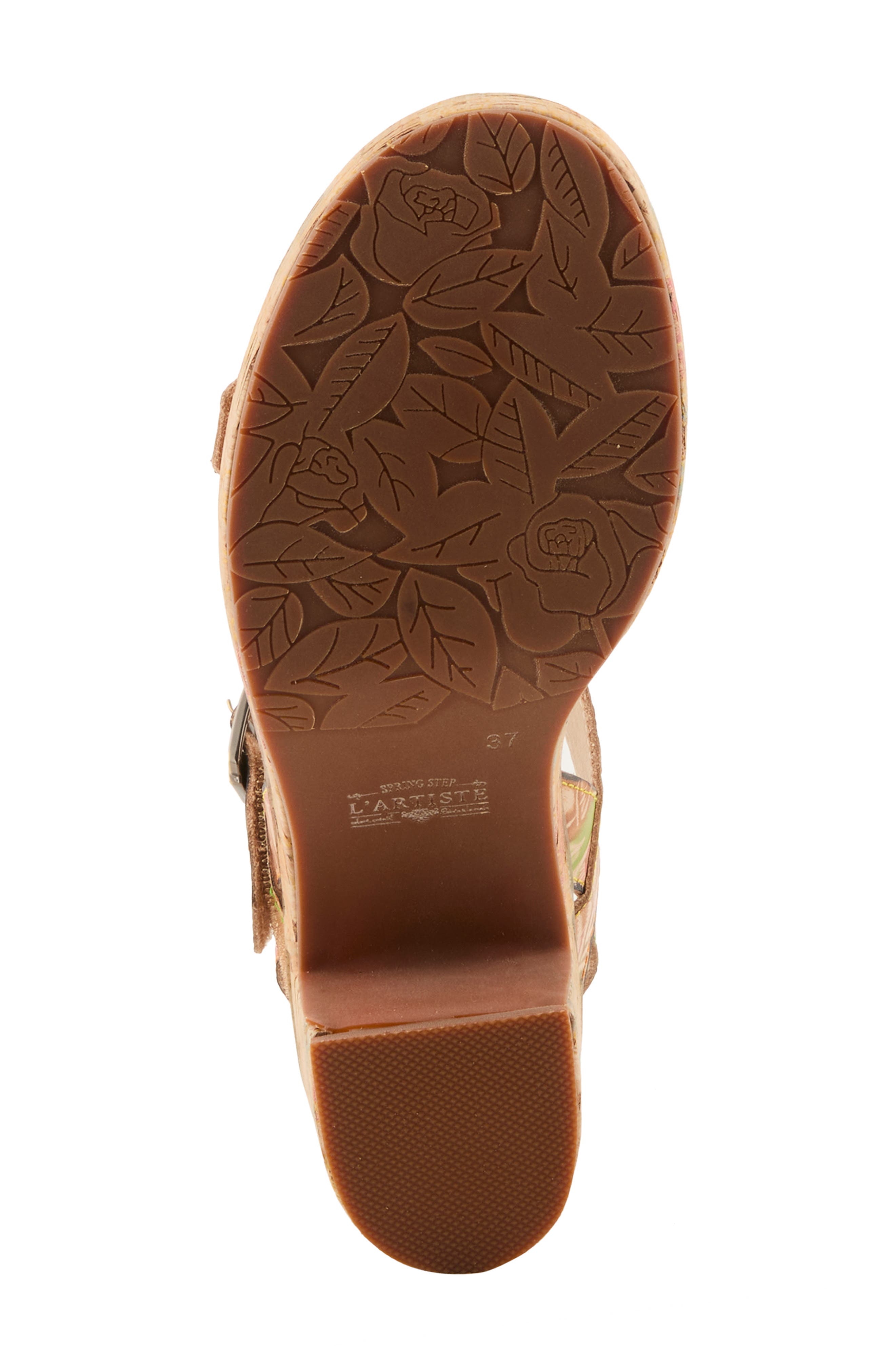 L'Artiste by Spring Step Jess Platform Sandal, Alternate, color, Tan Multi