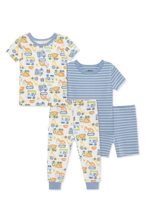2-Pack Construction Crew Stretch Viscose Pajamas Sets (Baby)