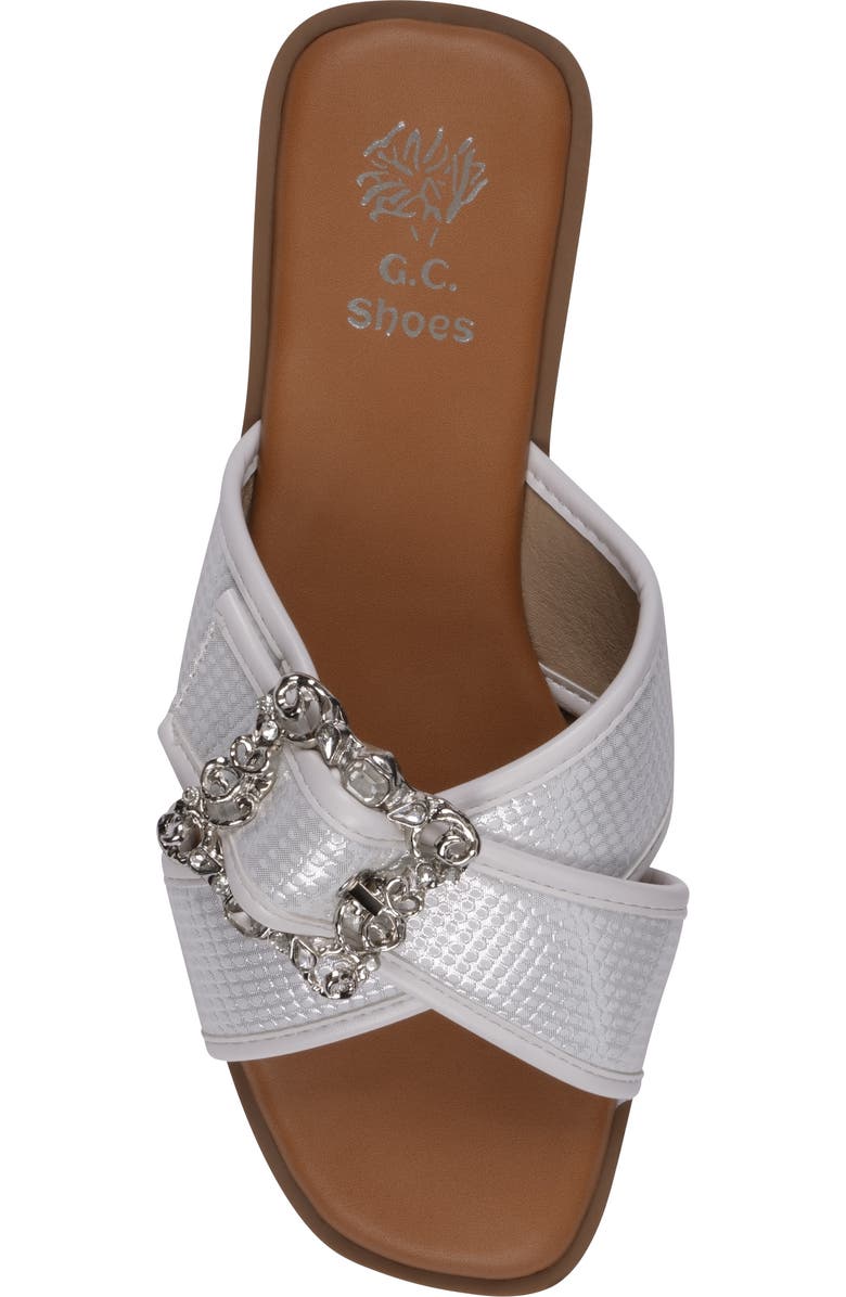 GC SHOES Ivy Slide Sandal, Alternate, color, White