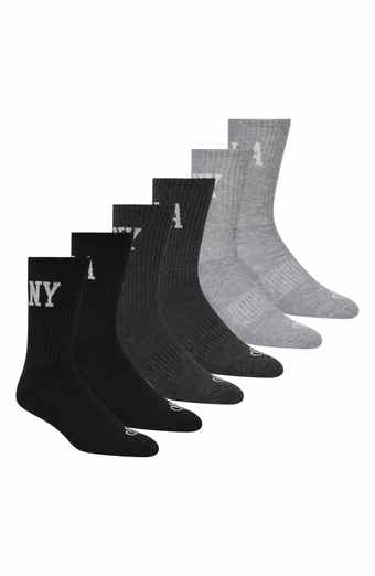 6-Pack Cushioned Terry Crew Socks