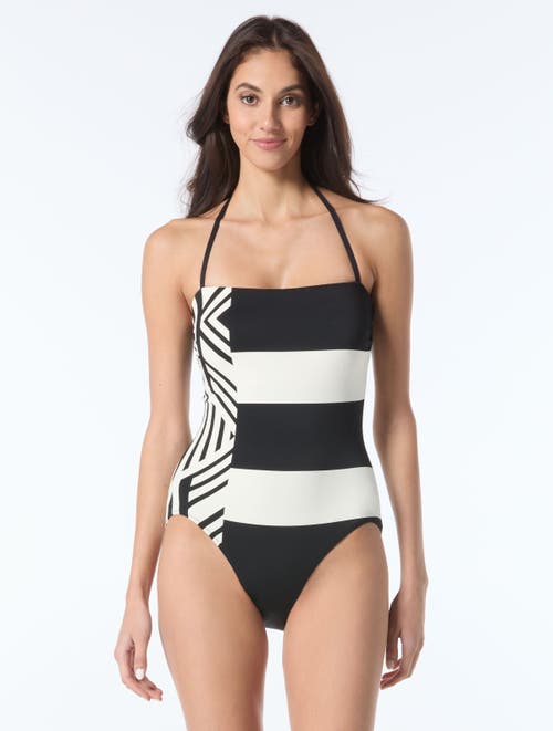Vince Camuto Reversible One Piece Swimsuit