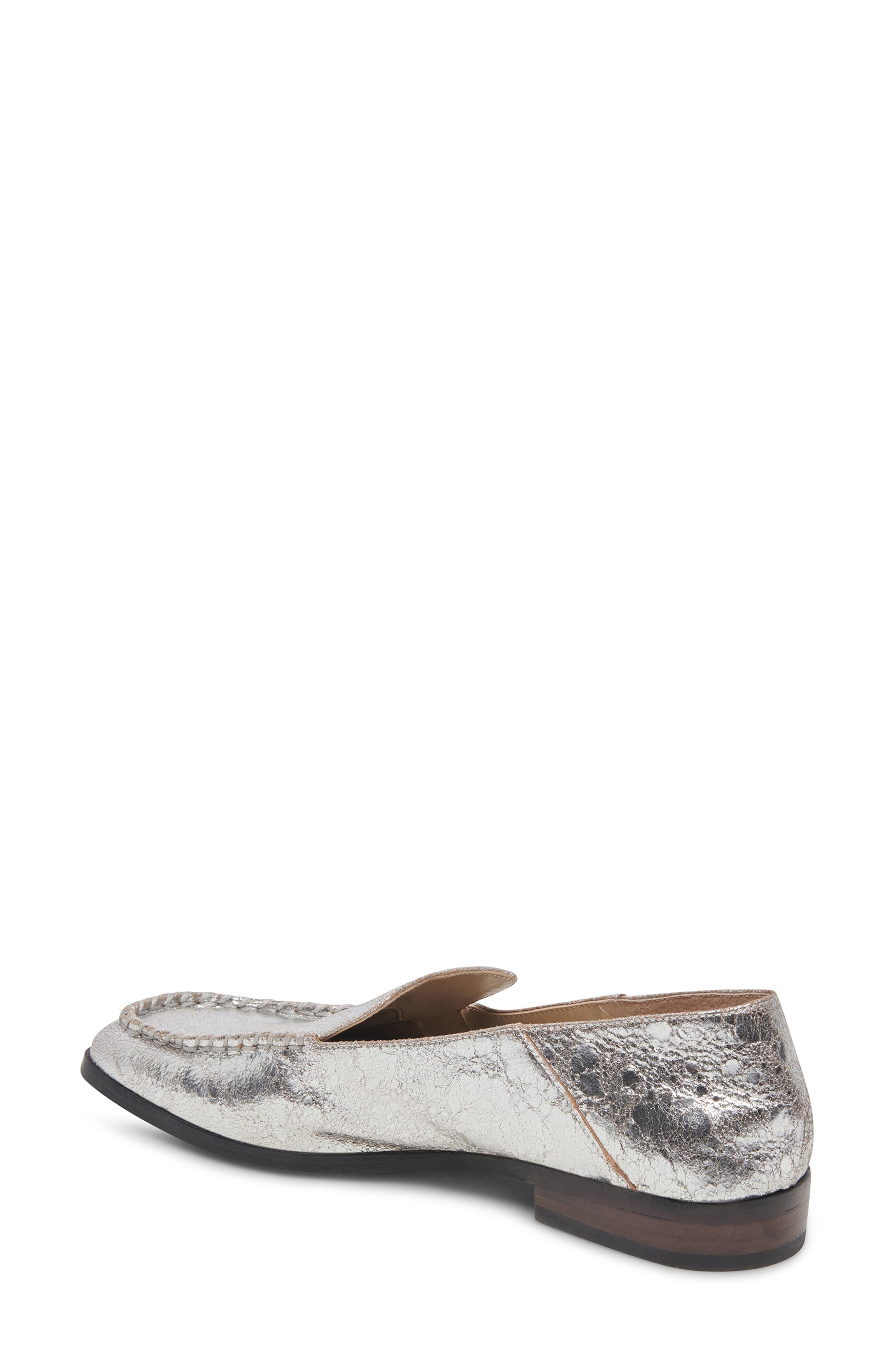 Dolce Vita Beny Loafer, Alternate, color, Silver Distressed Le