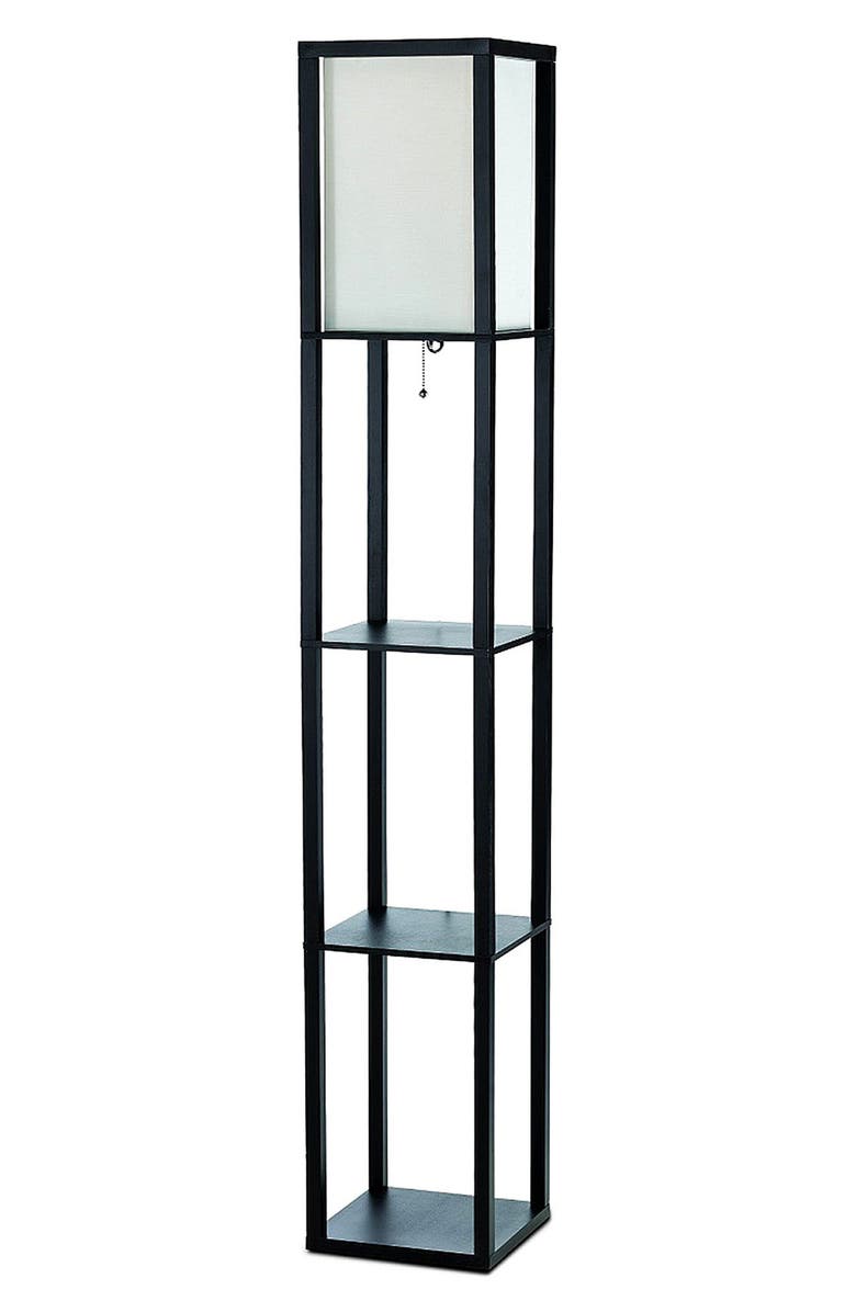 LALIA HOME Column Shelf Floor Lamp, Main, color,
