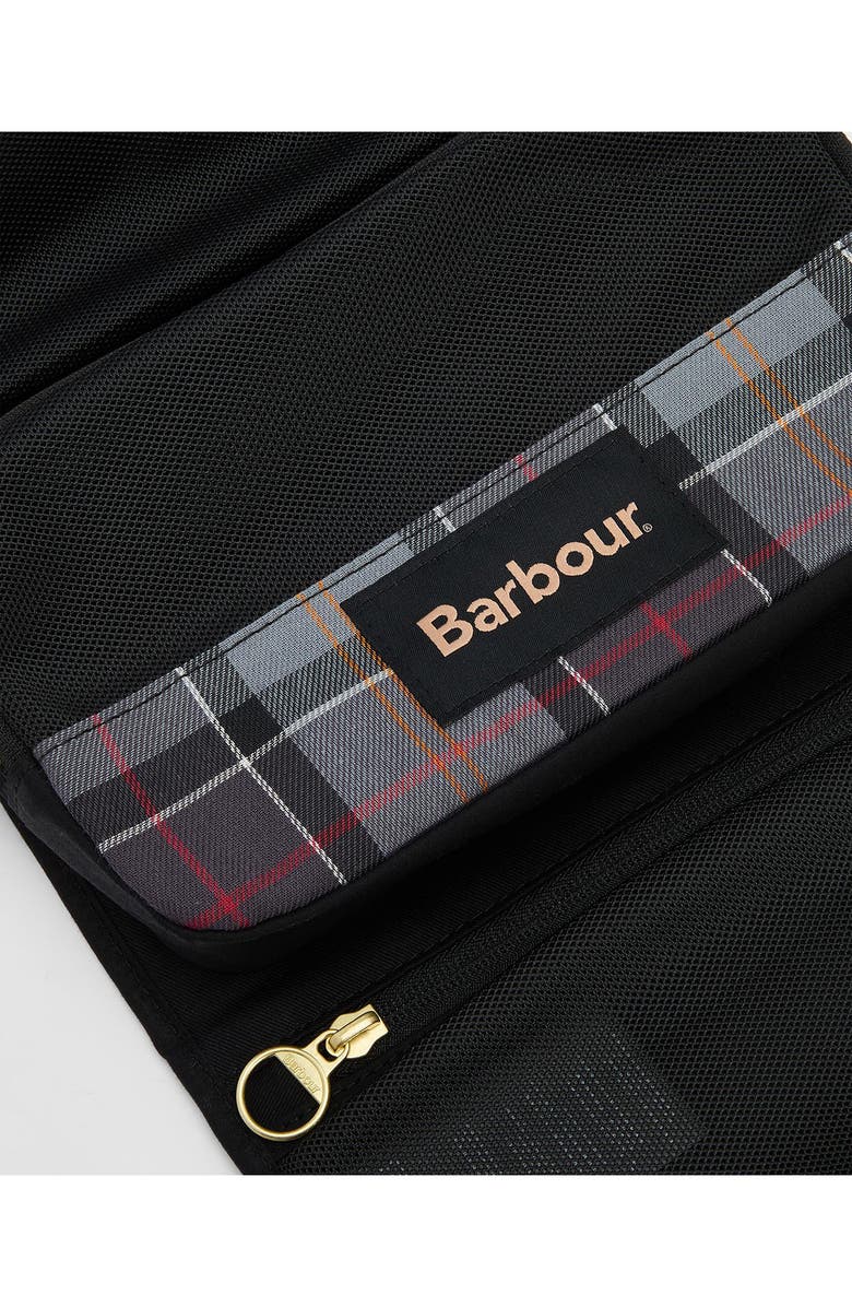Barbour Transport Hanging Wash Bag, Alternate, color, Black
