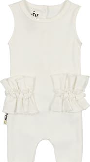 Manière Frilled Ruffle Waist Romper