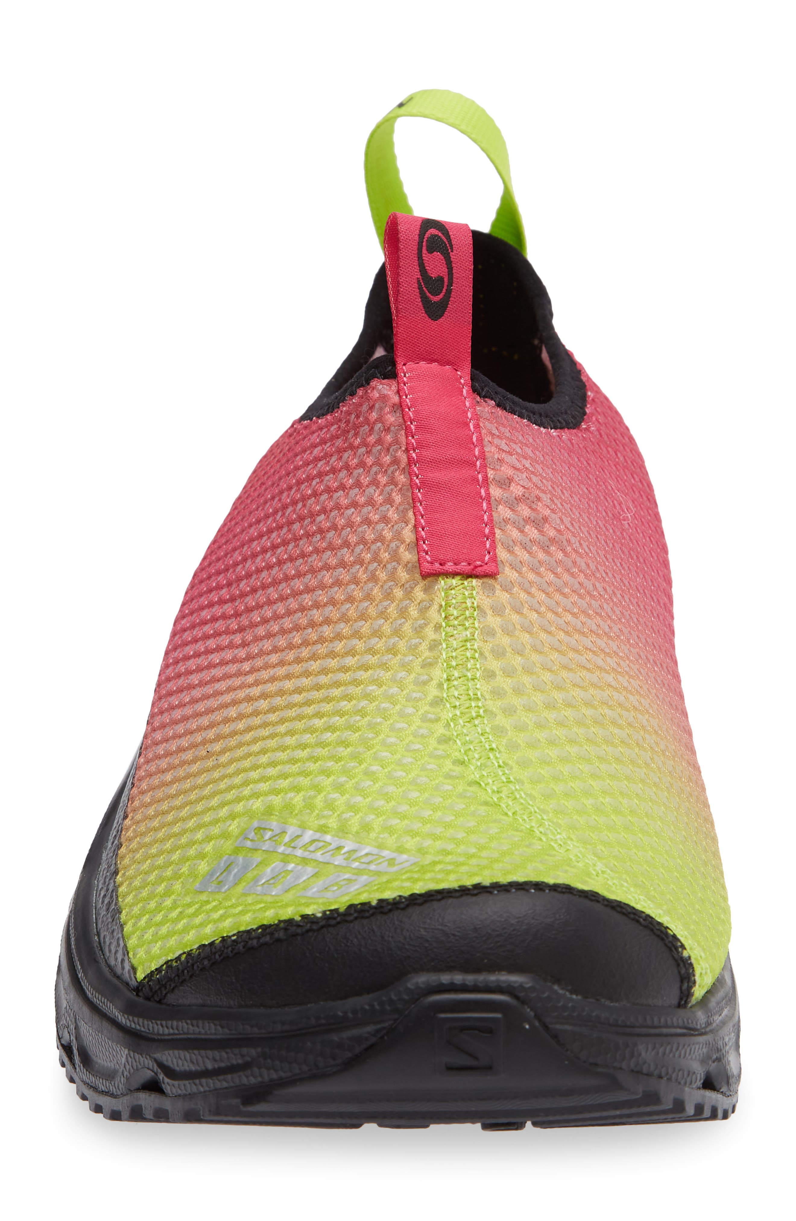 Salomon Gender Inclusive RX Moc 3.0 Slip-On Sneaker, Alternate, color, Pink Yarrow/ Acid Lime