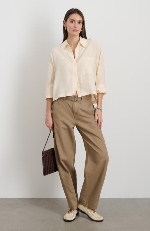 Alex Mill Gemma Button-up Shirt In Ivory