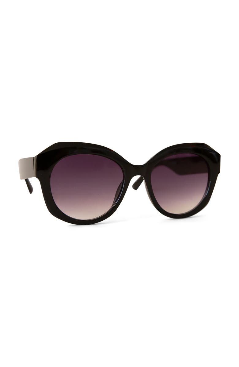 Sunshine Studios Donna Sunglasses, Alternate, color, Black