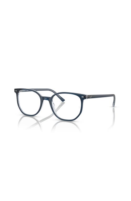 Ray Ban Ray-ban 52mm Irregular Optical Glasses In Black