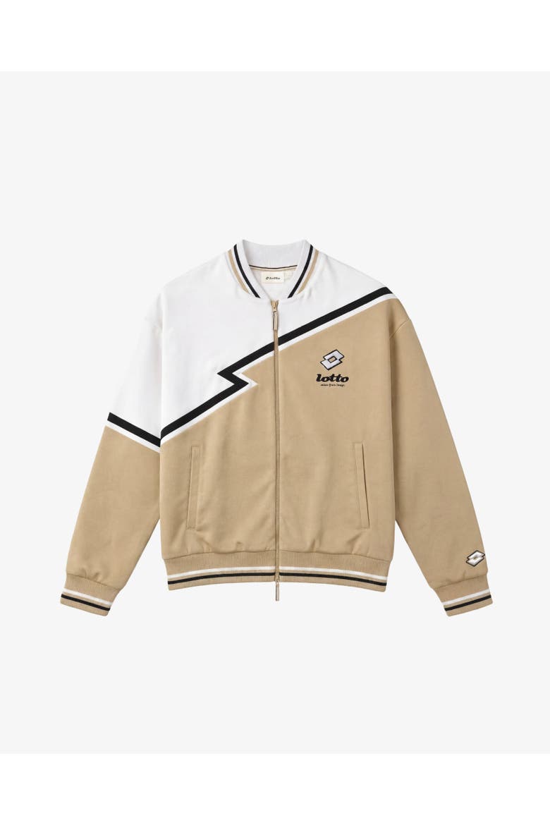 Treviso Track Jacket, Main, color, Oatmeal