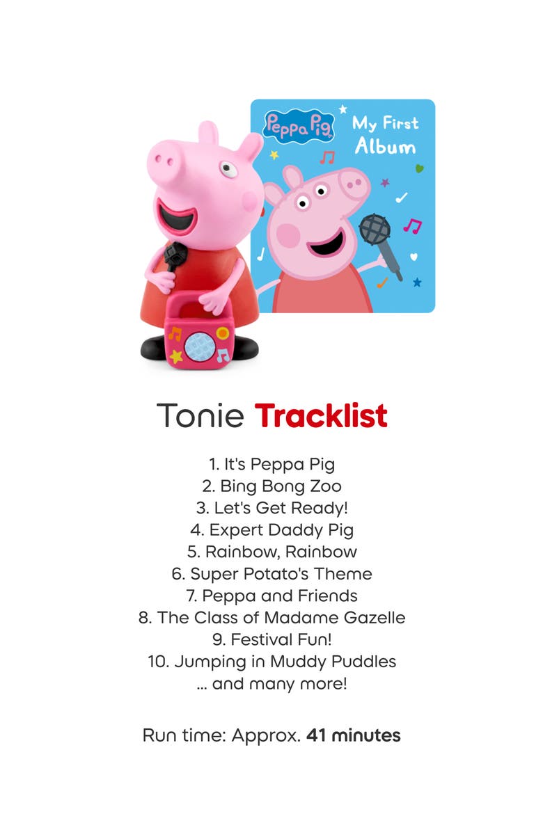 Peppa Pig 2-Pack Tonie Audio Character Bundle, Alternate, color, MULTICOLOR