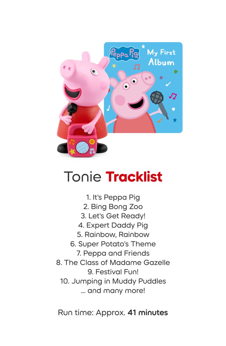 tonies Peppa Pig 2-Pack Tonie Audio Character Bundle, Alternate, color, Multicolor