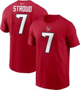 Nike Men's Nike C.J. Stroud Red Houston Texans Player Name & Number T-Shirt