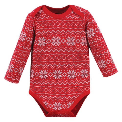 Hudson Baby Everyday Long-sleeve Cotton All-in-ones In Gray