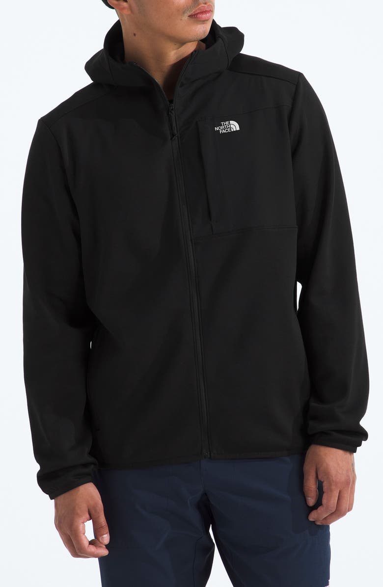 The North Face Performance Fleece Zip Hoodie, Main, color, Tnf Black