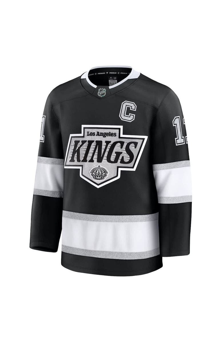 FANATICS Men's Fanatics Anze Kopitar Black Los Angeles Kings Home Premium Jersey, Alternate, color, 