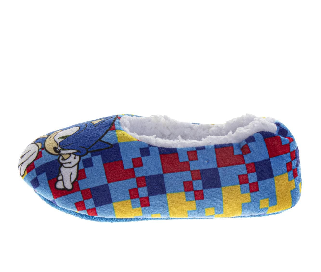 SEGA Sonic The Hedgehog Slippers, Alternate, color, Blue
