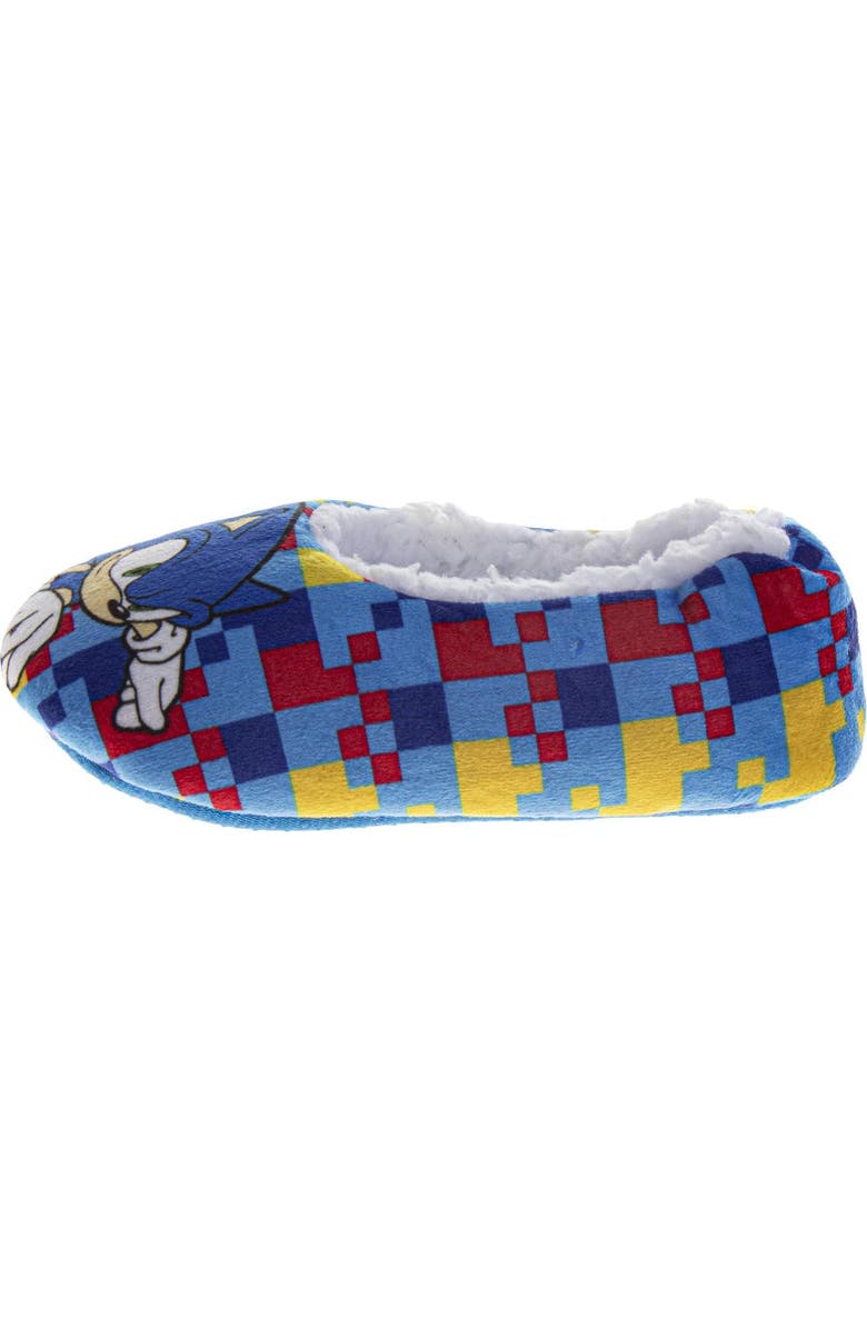 SEGA Sonic The Hedgehog Slippers, Alternate, color, Blue