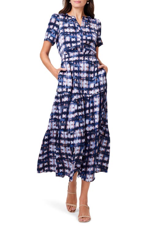 Shibori Glow Daydream Maxi Dress