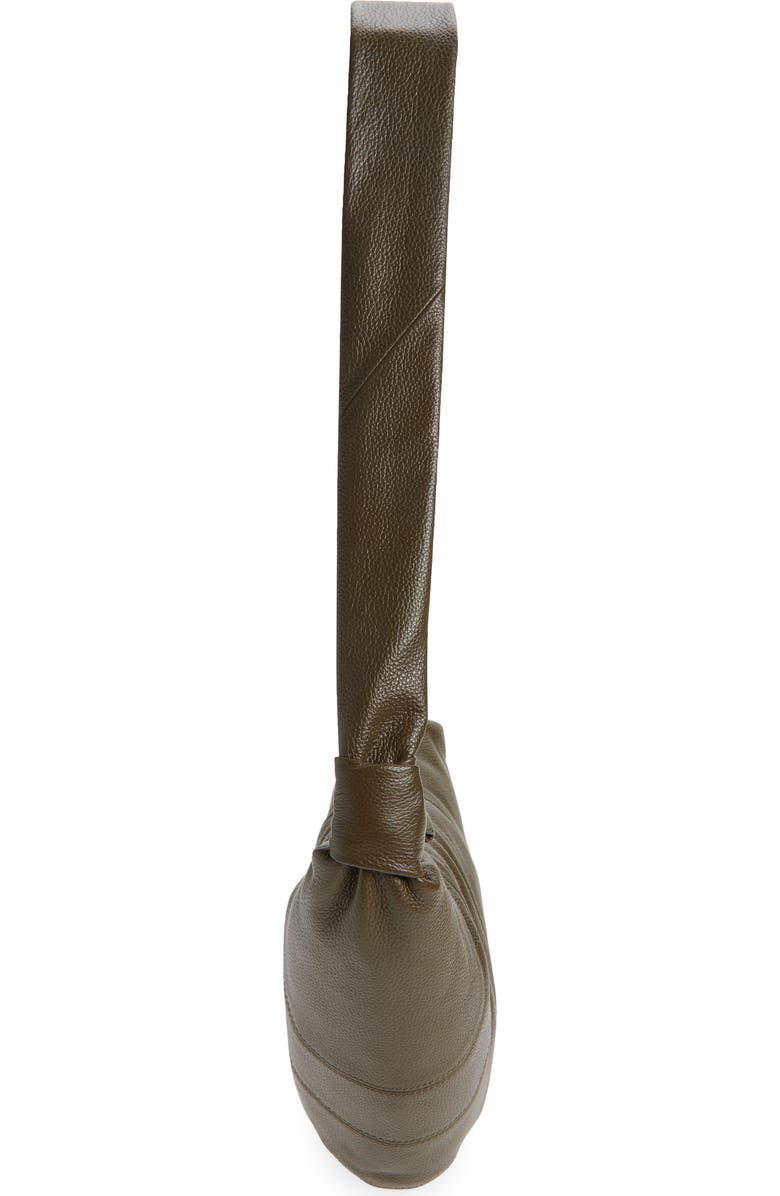 Lemaire Medium Croissant Leather Shoulder Bag, Alternate, color, Dark Olive