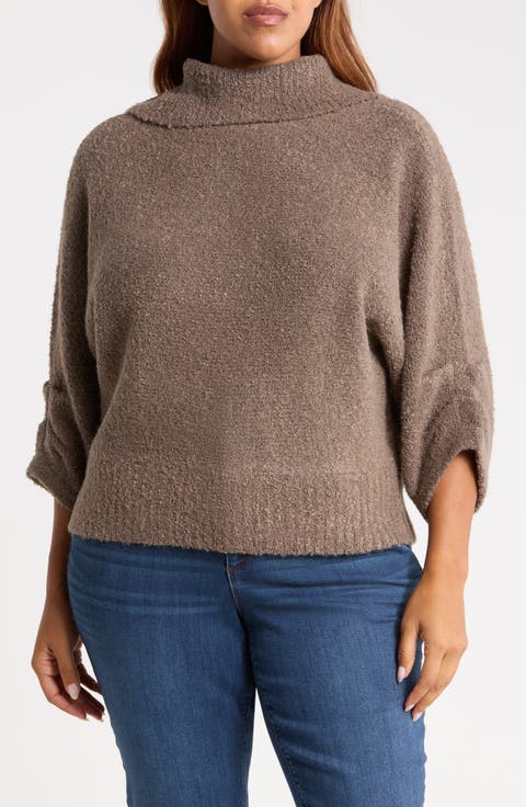 Dolman Blouson Sleeve Sweater