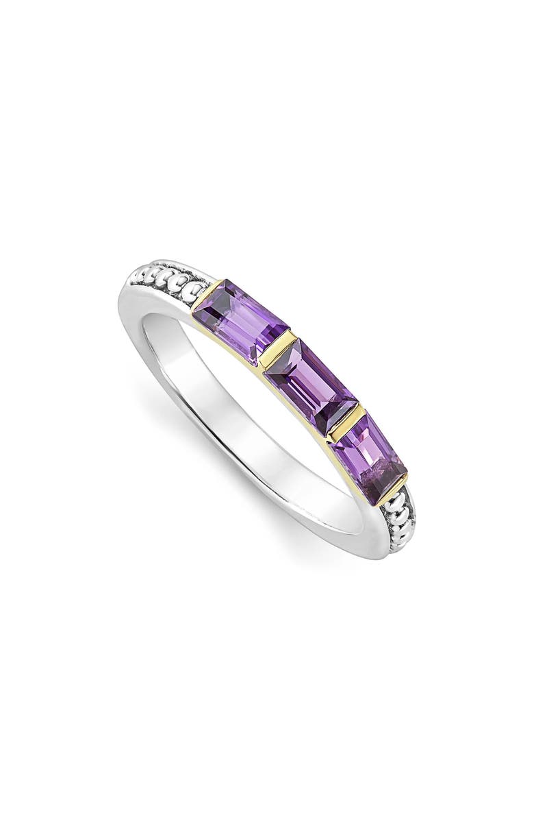 LAGOS Rittenhouse Amethyst Stacking Ring, Main, color, 