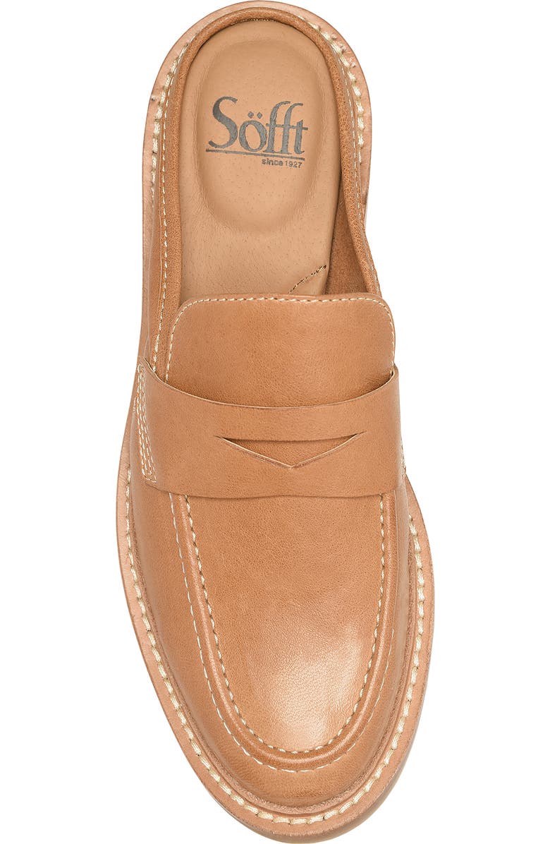 Söfft Monique Penny Loafer Mule, Alternate, color, Honey