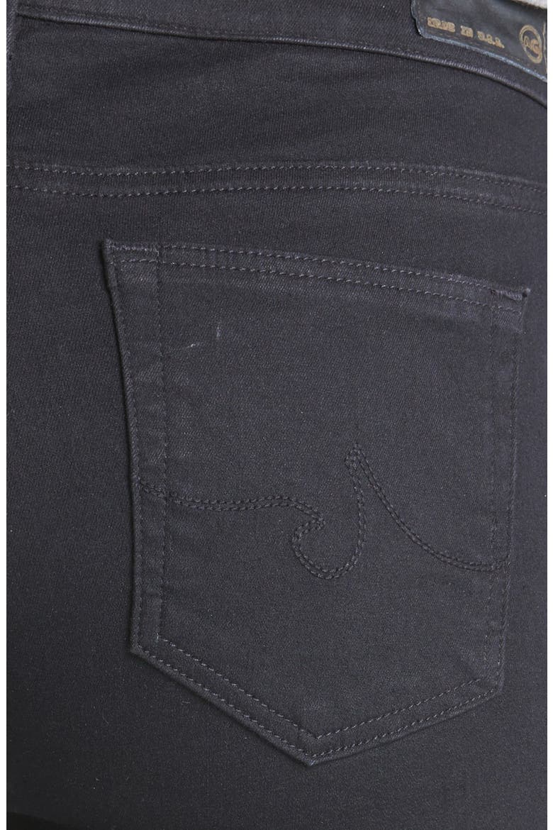 'The Absolute Legging' Skinny Jeans, Alternate, color, RAVEN