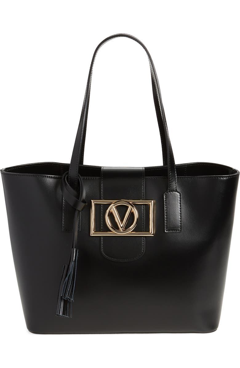 VALENTINO BY MARIO VALENTINO Marion Super V Leather Tote Bag, Main, color,