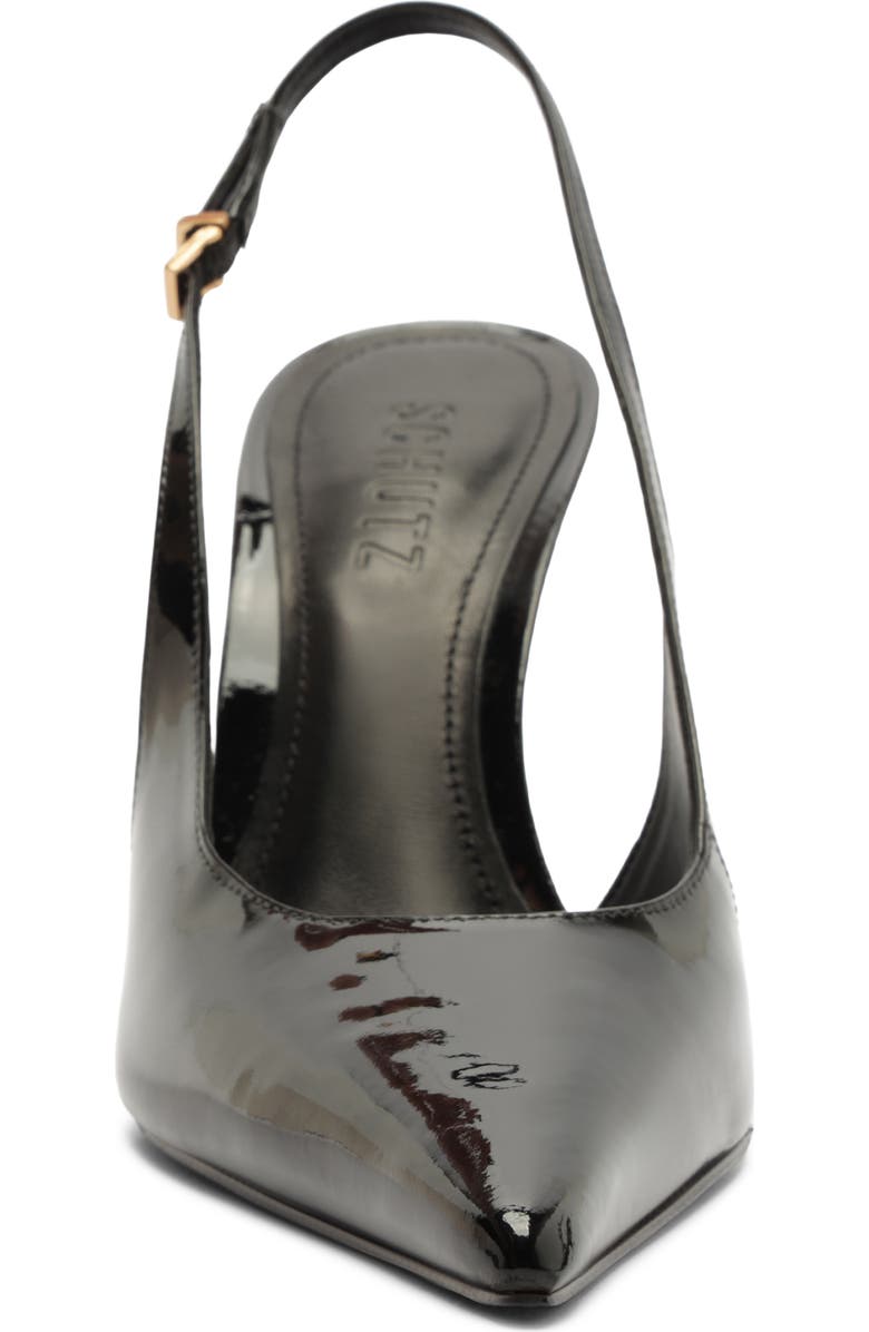 Schutz Liora Slingback Pointed Toe Pump, Alternate, color, Black