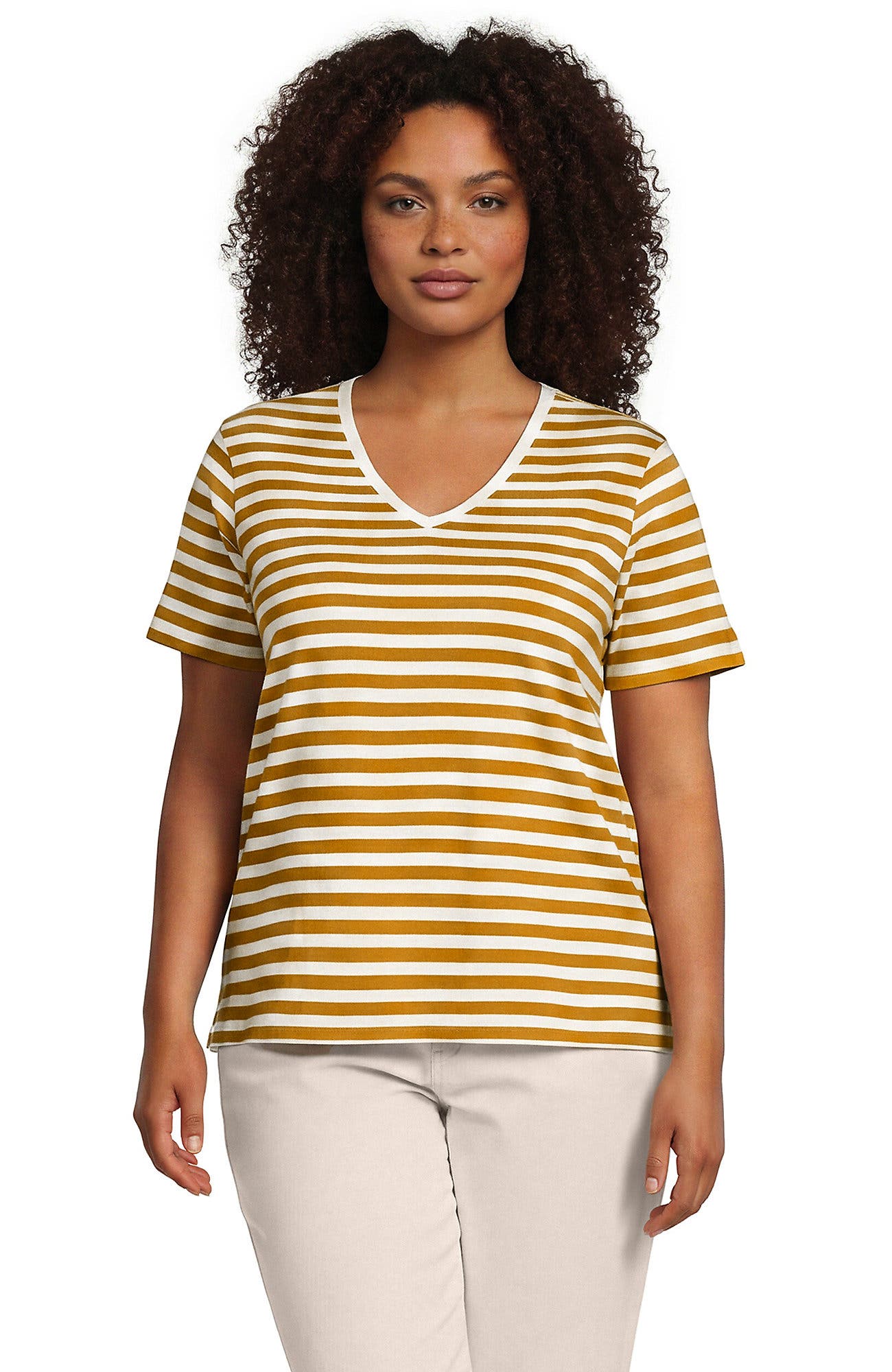 Vintage Amber Even Stripe