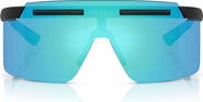 Prada Linea Rossa 140mm Polarized Shield Sunglasses